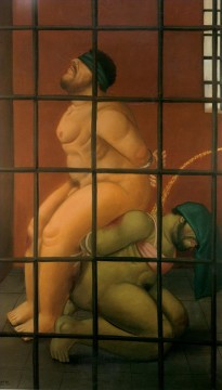 fernando vii Painting - Abu Ghraib 58 Fernando Botero